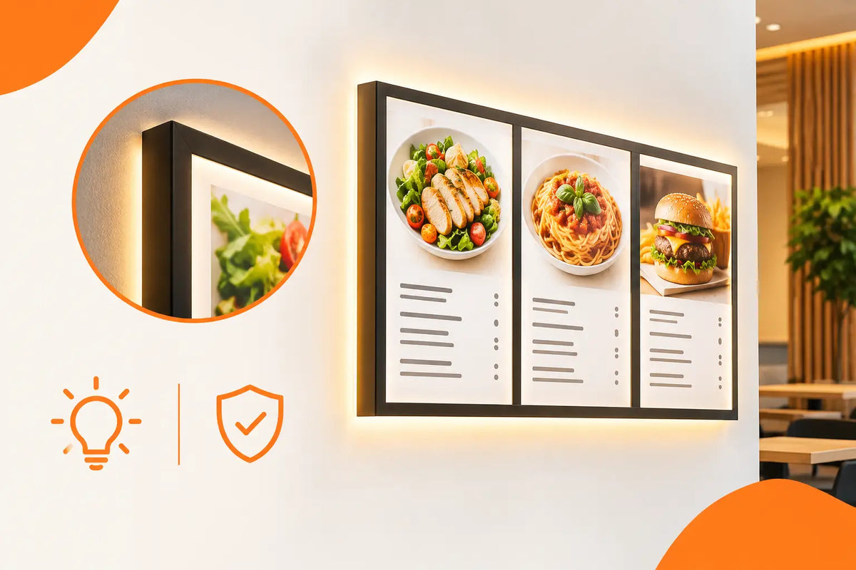 Realizace podsvíceného menu restaurace bez chyb