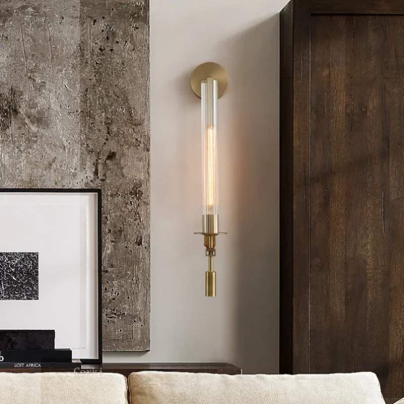 Nástěnné svítidlo – Brass Minimalist