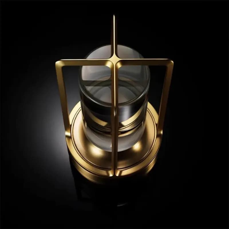 Bezdrátová lampa – Crystal Lantern Zlatá