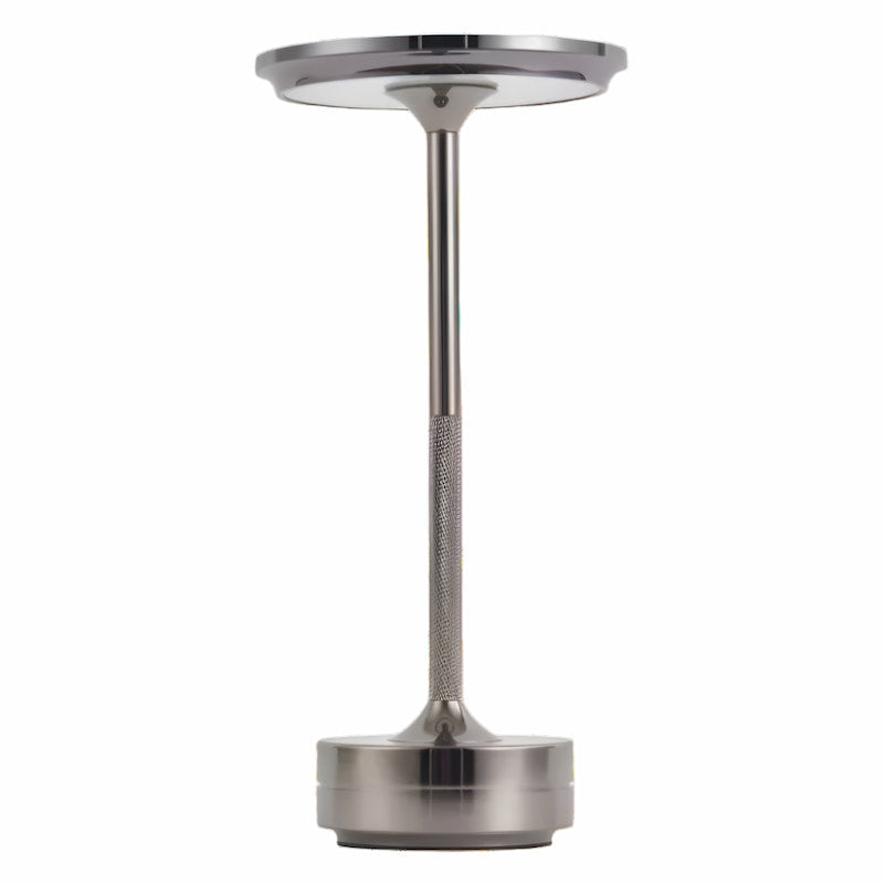Bezdrátová LED lampa - Metal Glow Stříbrná