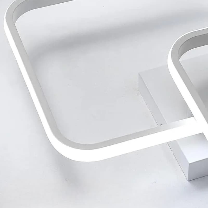 Stropní LED svítidlo – DuoSquare Bílá Cold White
