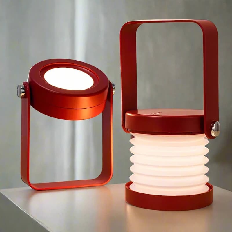 Bezdrátová skládací LED lampička - TrailOrb Červená