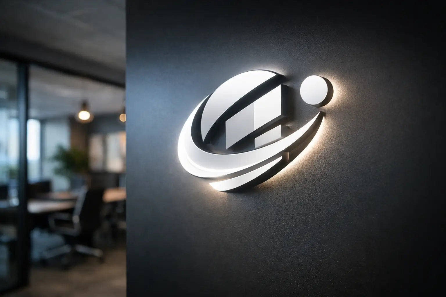 Firemní logo s podsvícením: co funguje