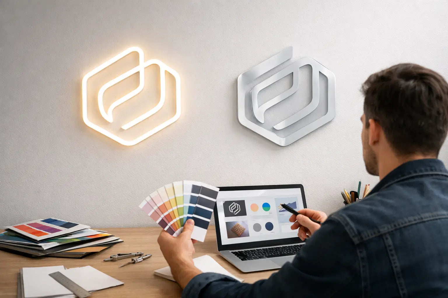 LED neon versus plexi logo pro vaši značku