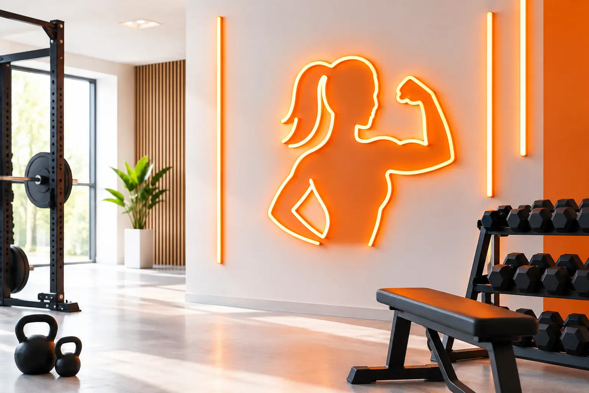 Nejlepší neonové motivy pro fitness centra
