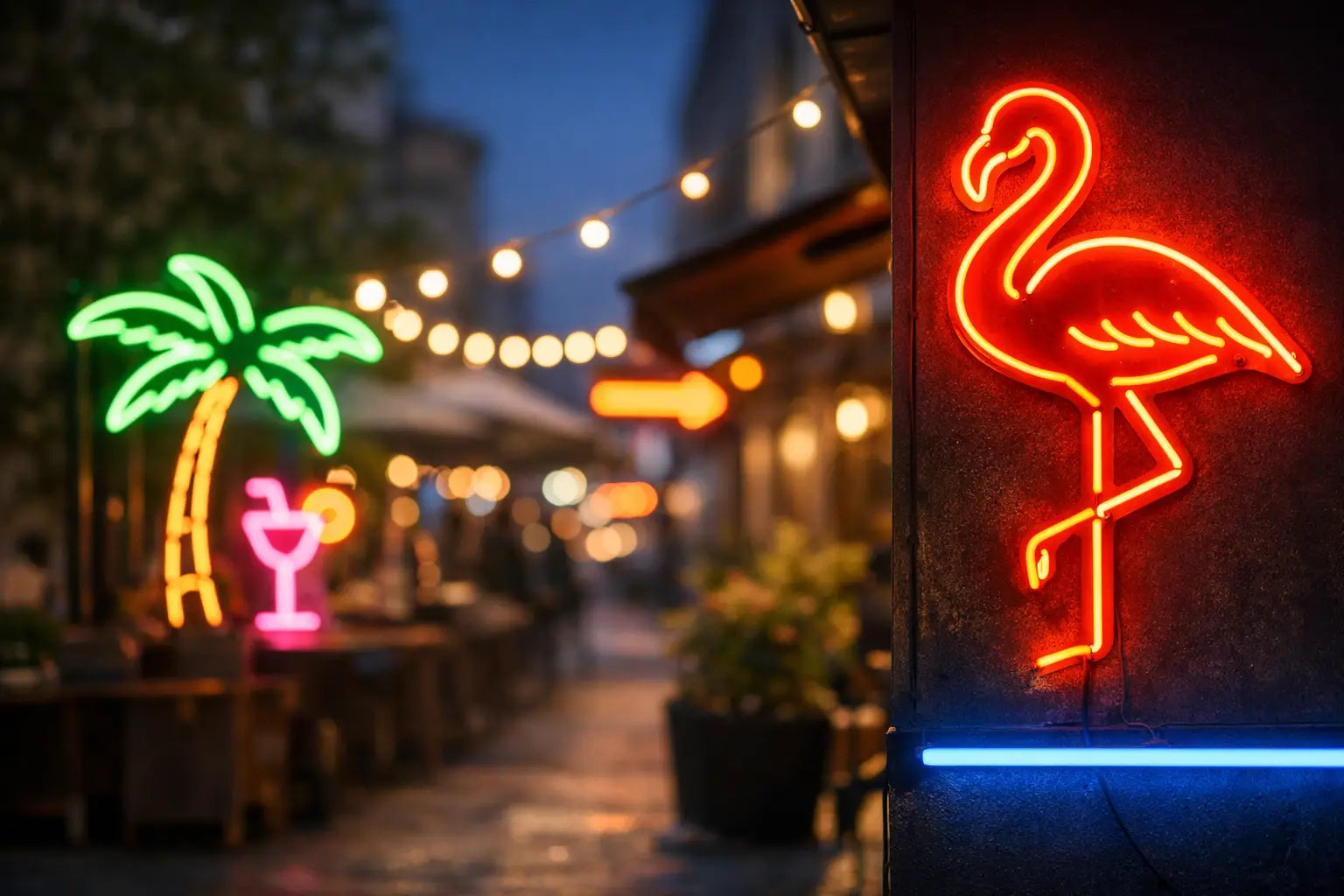 Lze neon použít venku? Ano, při správné volbě