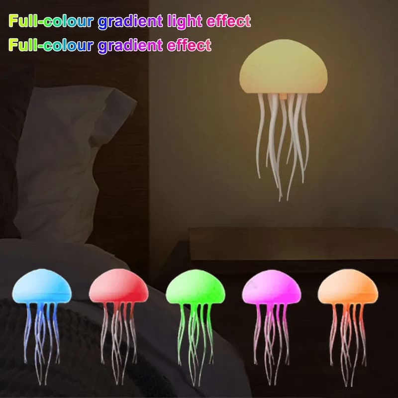 Přenosná noční lampička ve tvaru medúzy – AquaGlow