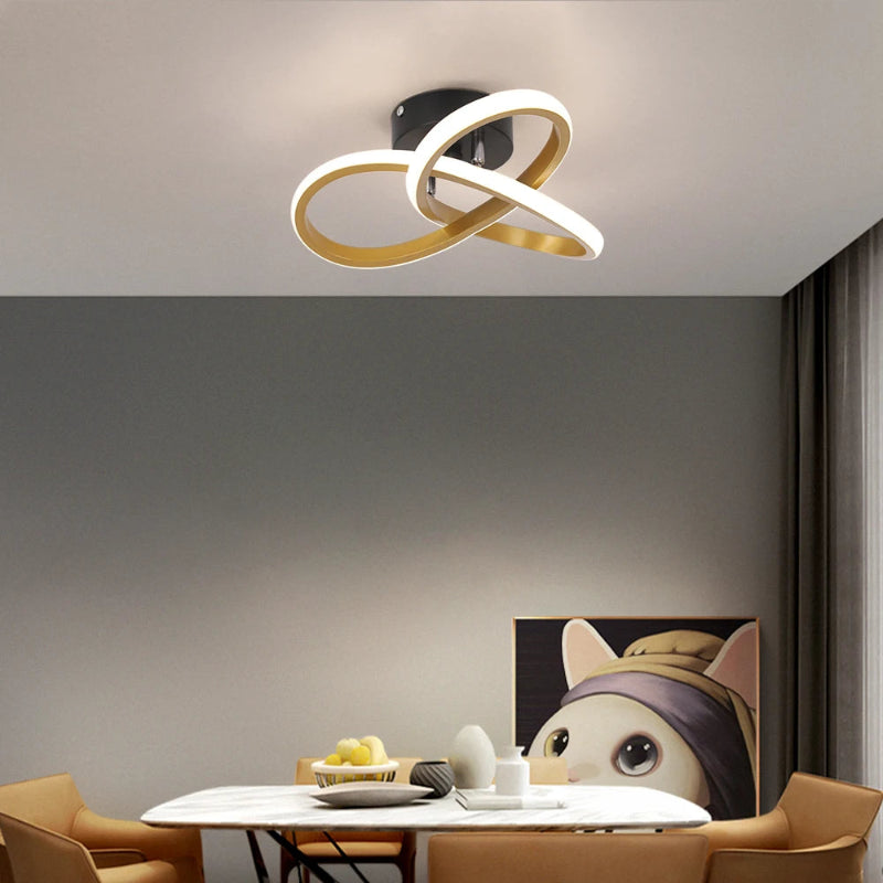 Stropní LED svítidlo – APTEL Zlatá