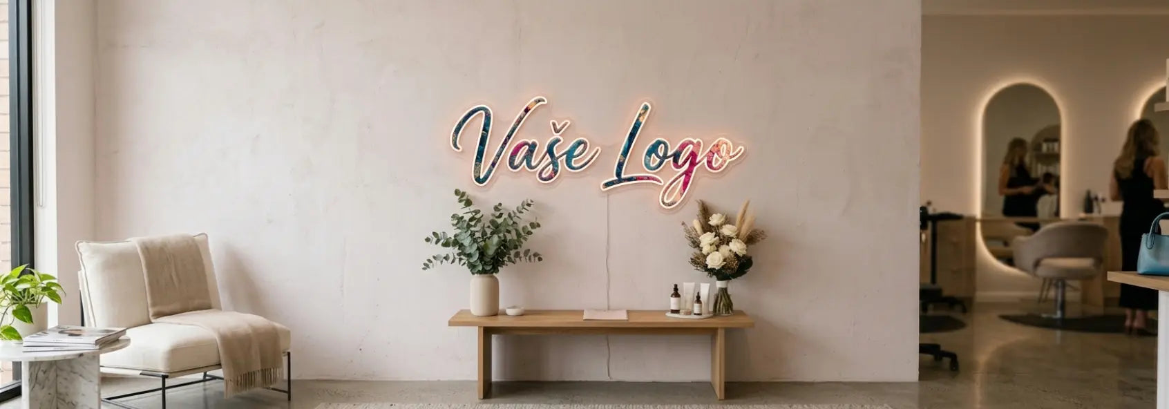 Moderní LED neonové nápisy na zakázku – stylové osvětlení pro váš interiér i podnikání.