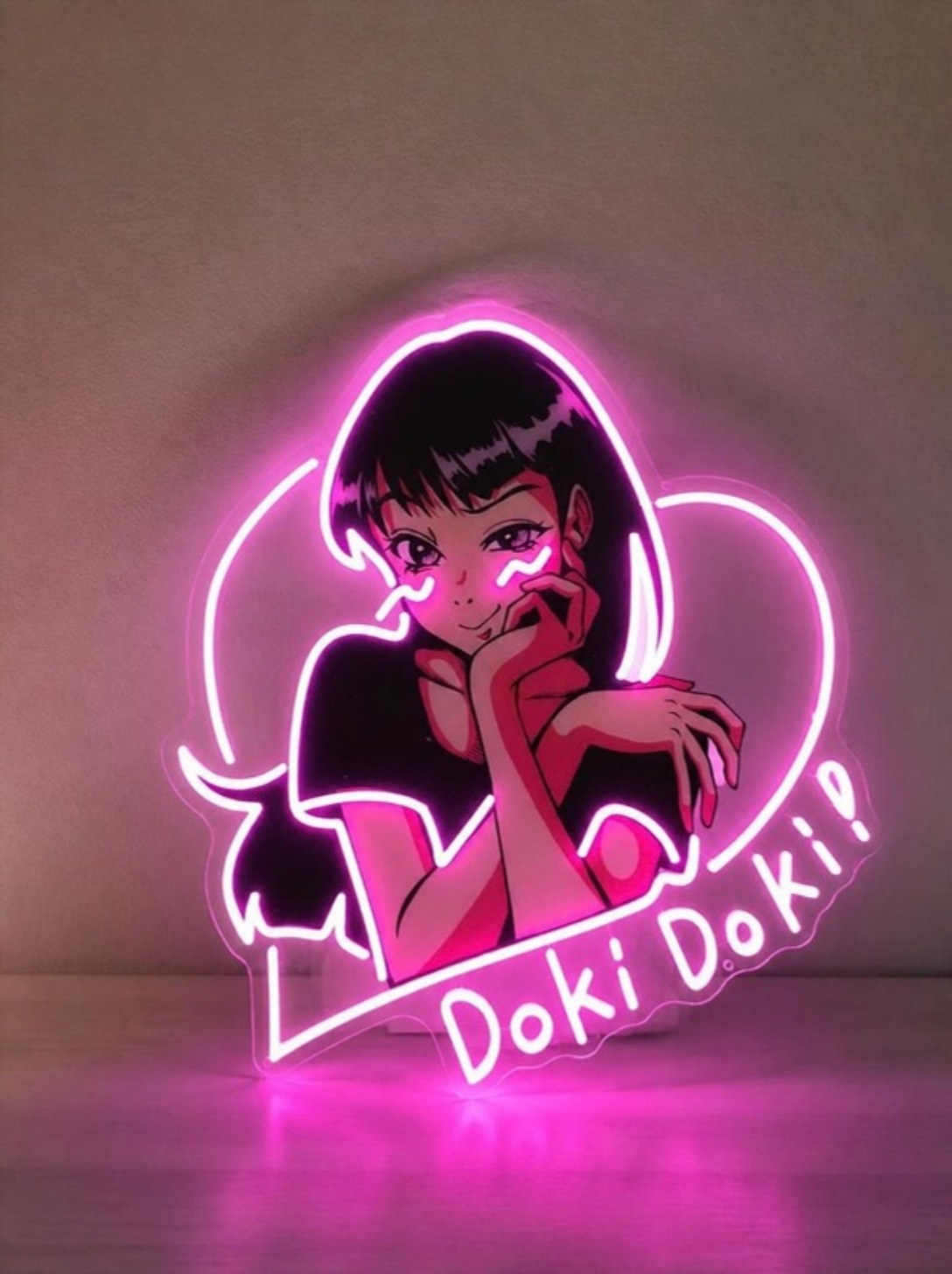 Anime neon s UV tiskem