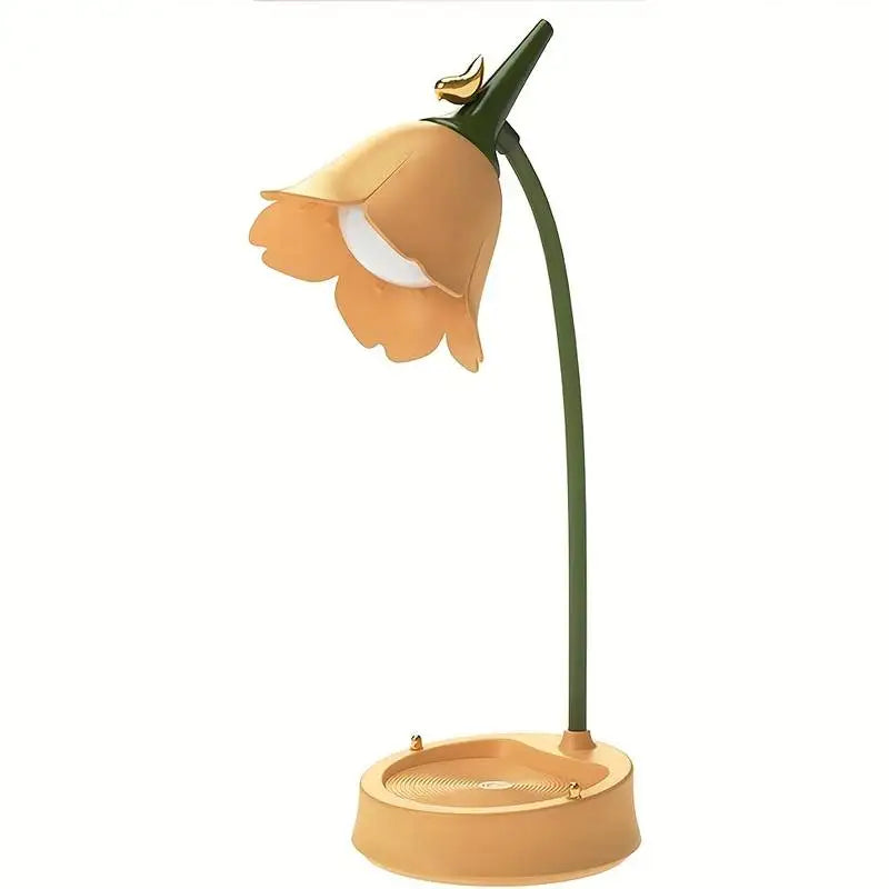 Dobíjecí stolní lampa – LumiBloom Žlutá