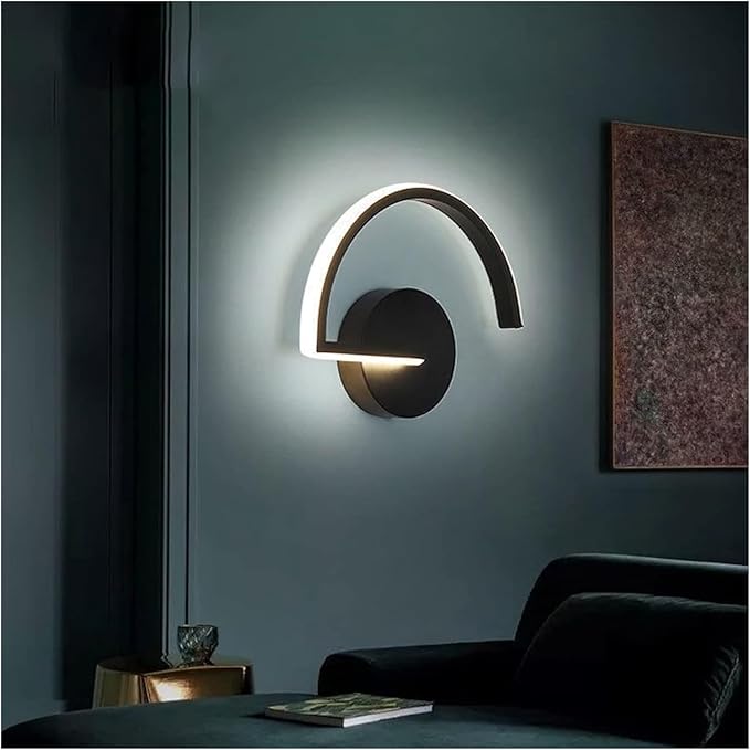 Nástěnné LED svítidlo – Liora ČERNA