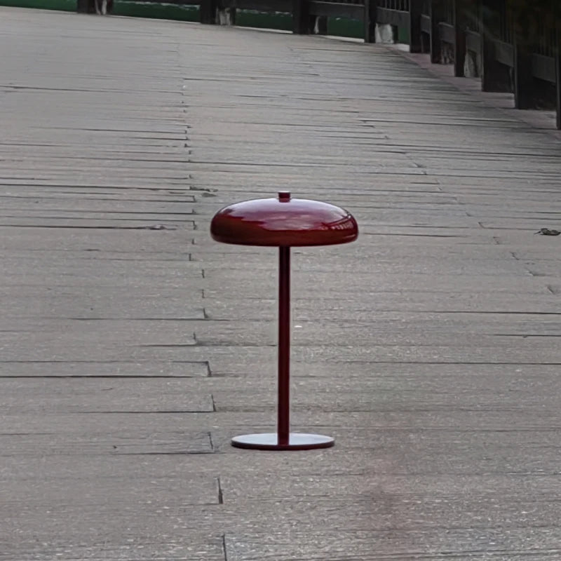 LED stolní lampa Mushroom – dobíjecí, dotyková, designová, různé barvy