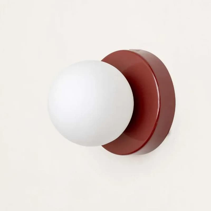 Nástěnné LED svítidlo — Macaron Červená
