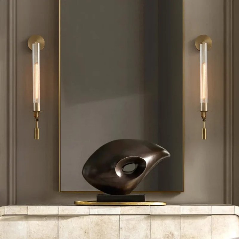 Nástěnné svítidlo – Brass Minimalist