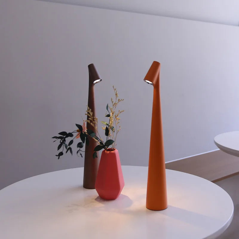 LED stolní lampa Porta – moderní design, dobíjecí, dotykové ovládání, více barev