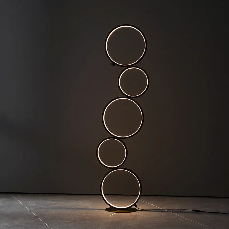 Stojací lampa LED — Frame Černé | Teplé světlo Tříbarevné stmívání 🇫🇷 FRANCE