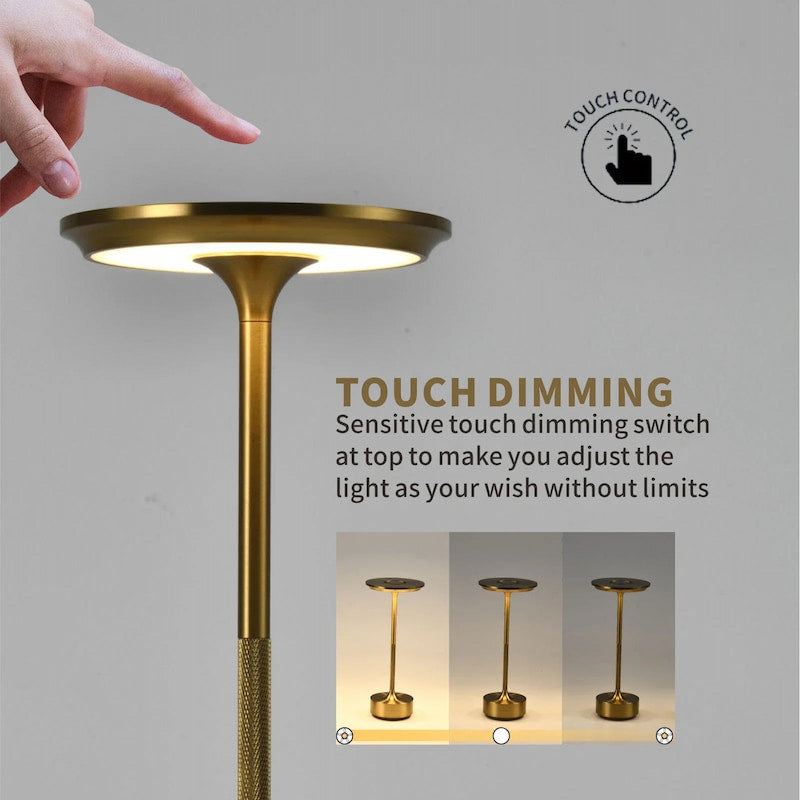Bezdrátová LED lampa - Metal Glow