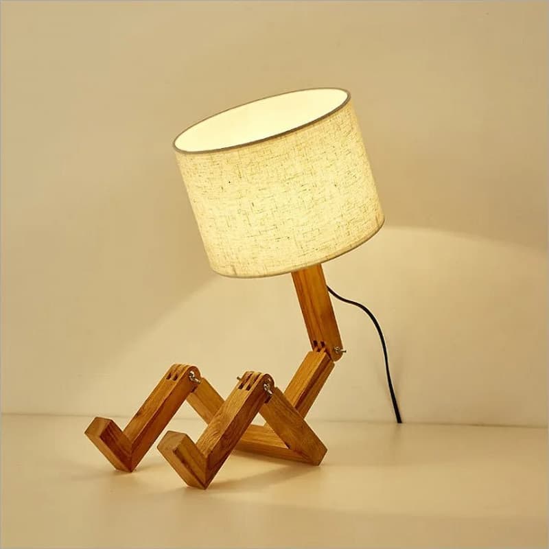 Dřevěná stolní lampa - WoodFlex